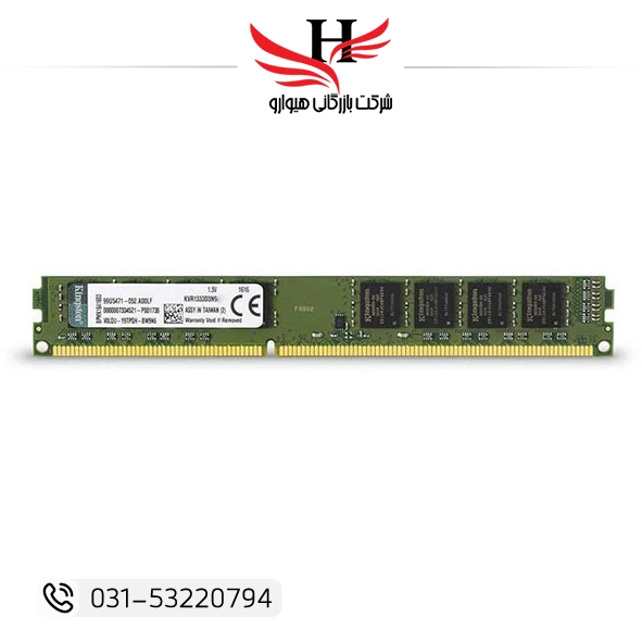 رم کامپیوتر استوک KINGSTON DDR3 KVR1333 2GB